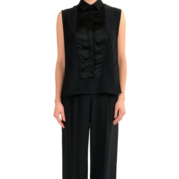 Maison Margiela 1 Women´s Black Silk Jumpsuit